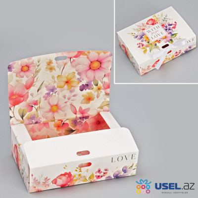 Double-sided folding box “With love”